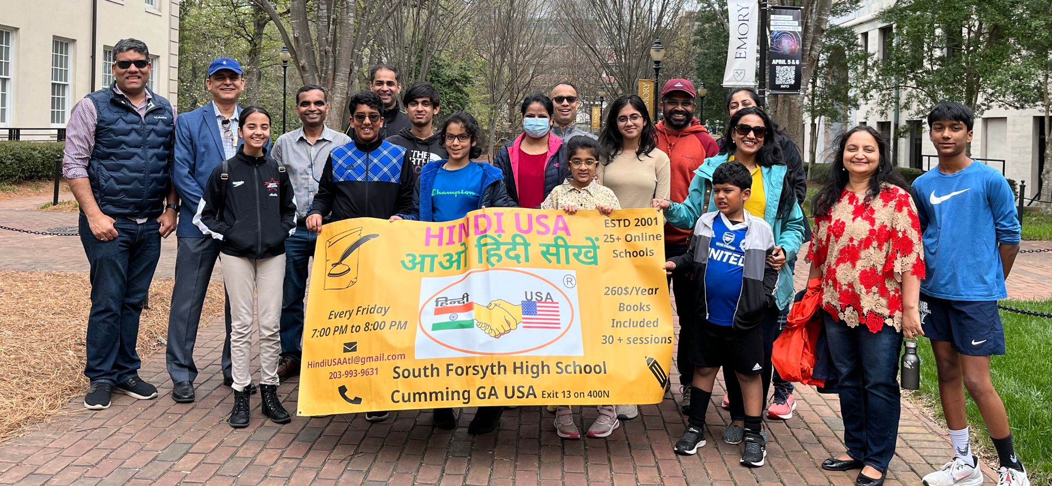 Emory Hindi Department Visit